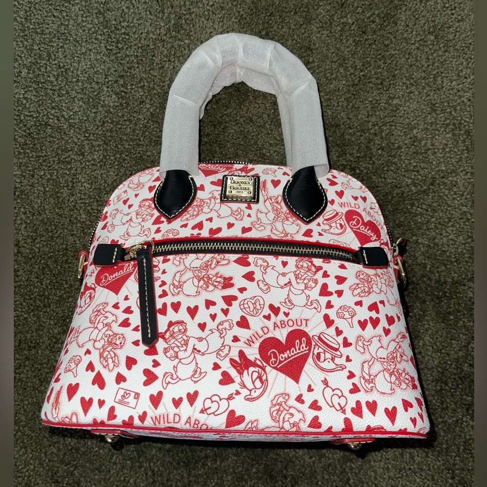 Disney Donald and Daisy Duck Dooney & Bourke Satchel Bag/Purse